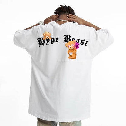 Etiquette Oversized T-Shirt - [0105] Hype Beast Bear Angels