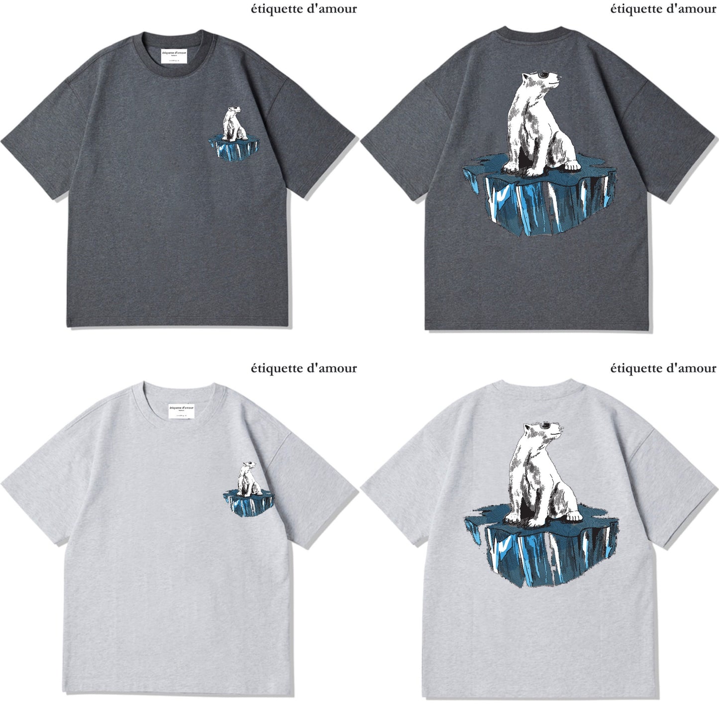 ETDM Unisex Oversized Tee | 0044 | Polar Bear Ice Berg