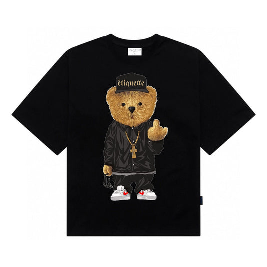 Etiquette Unisex Oversized T-Shirt - 0039 Hype Beast Bear