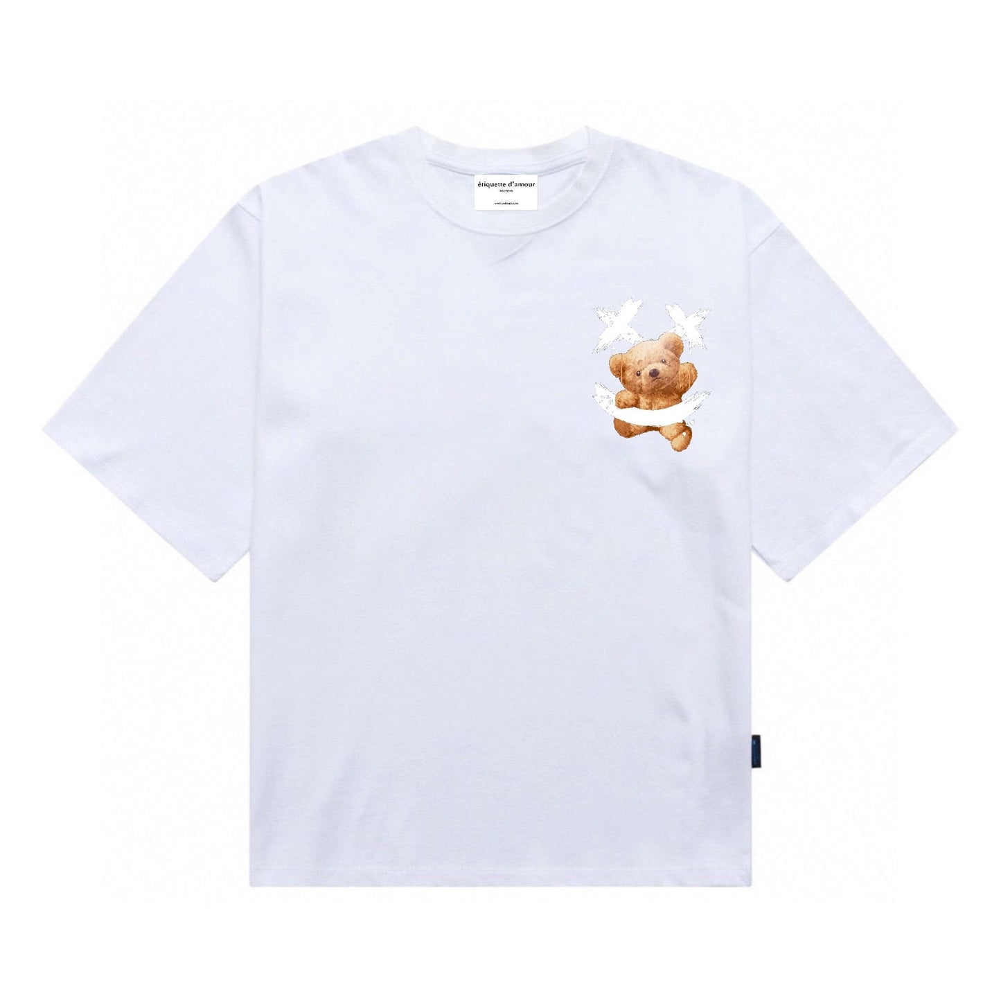 Etiquette Customised Oversized T-Shirt - [0002] Ricky Clown Teddy Bear