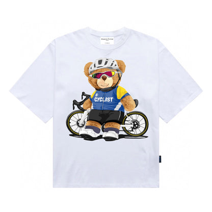 Etiquette Oversized T-Shirt - [0162] Cyclist Bear