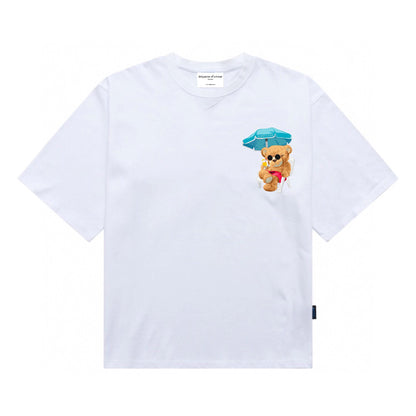 Etiquette Oversized T-Shirt - [0157] Worryless Beach Bear