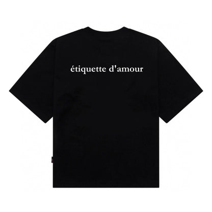 Etiquette Oversized T-Shirt - [0133]  Colourful Love Bear