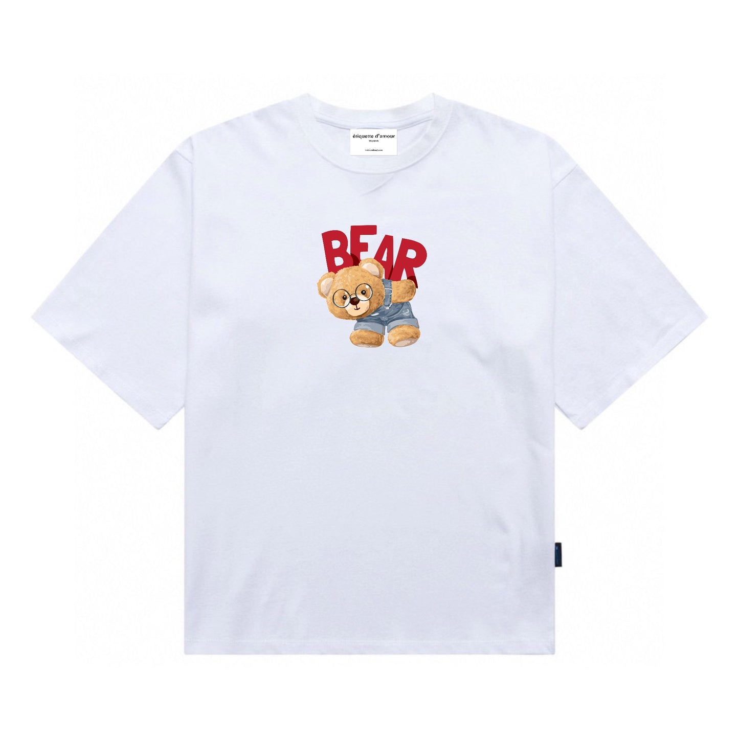 Etiquette Oversized T-Shirt - [0137]  Bear With Me
