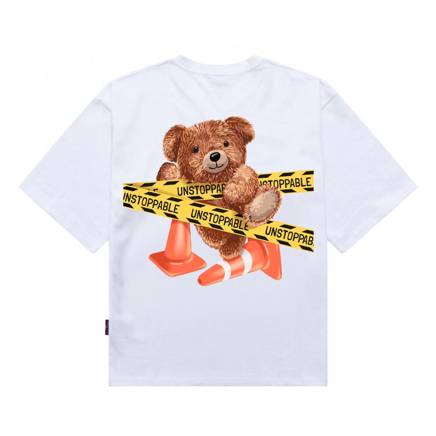 Etiquette Unisex Oversized T-Shirt - 0041 Unstoppable Bear