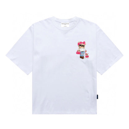 Etiquette Oversized T-Shirt - [0107] Pretty Teddy Bear