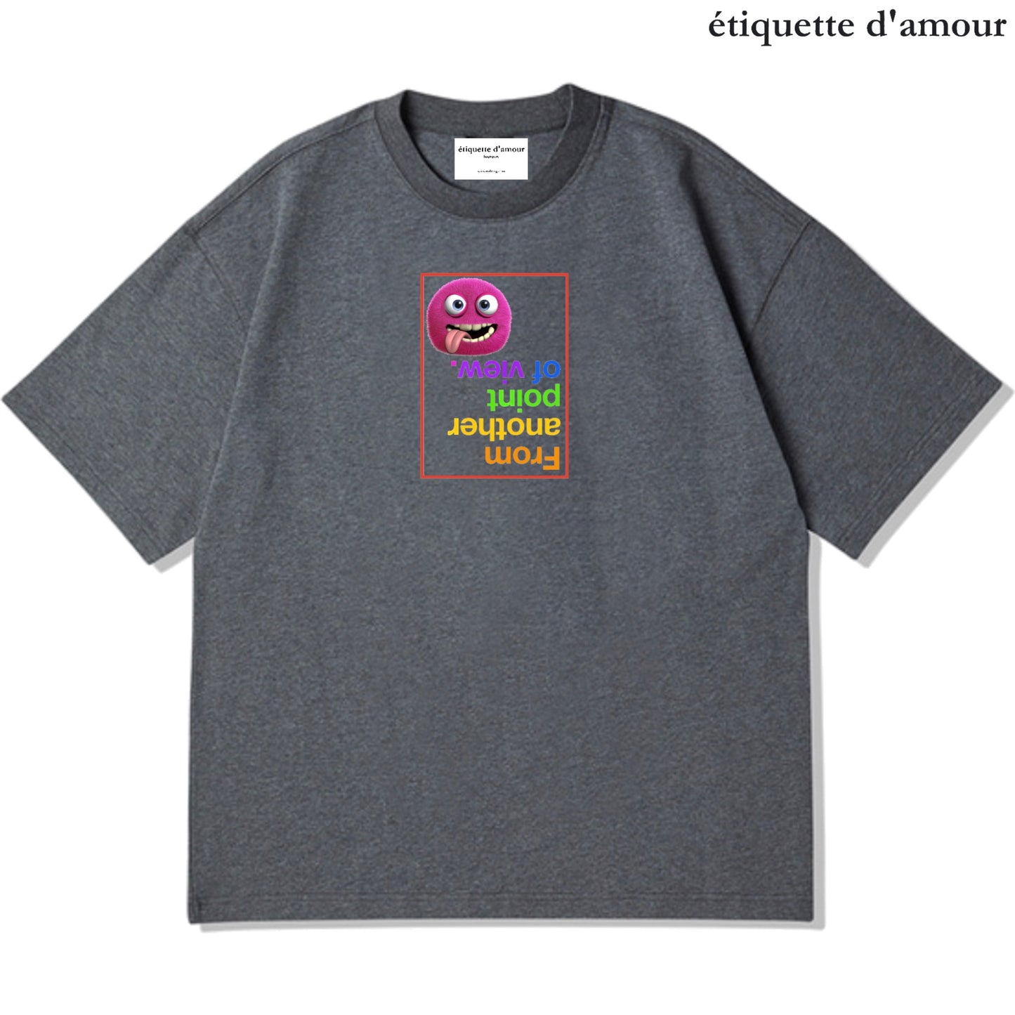 Etiquette Unisex Oversized T-Shirt - 0092 As Long As U R Happy