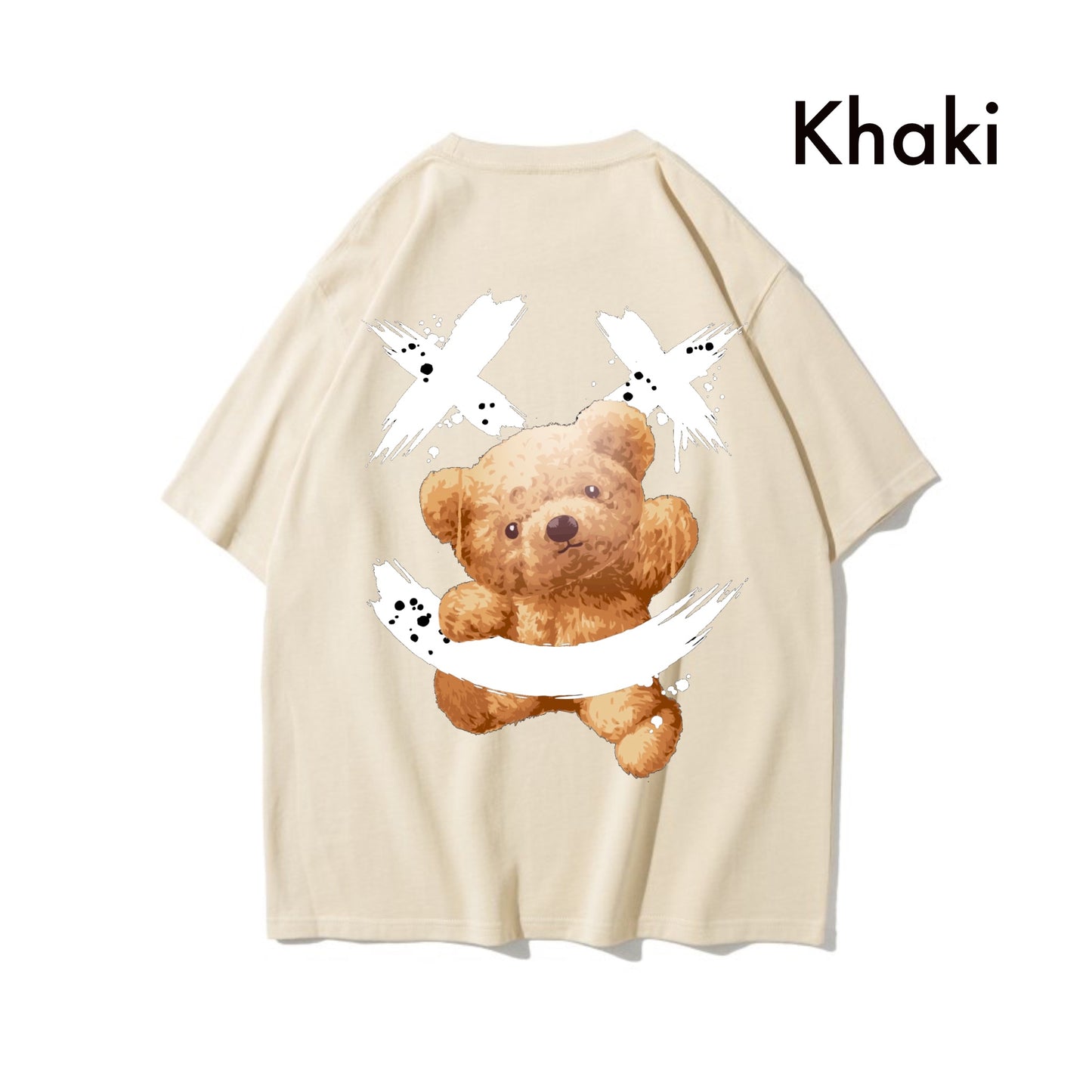 Etiquette Unisex Oversized T-Shirt - 0020 Smiley =) Bear