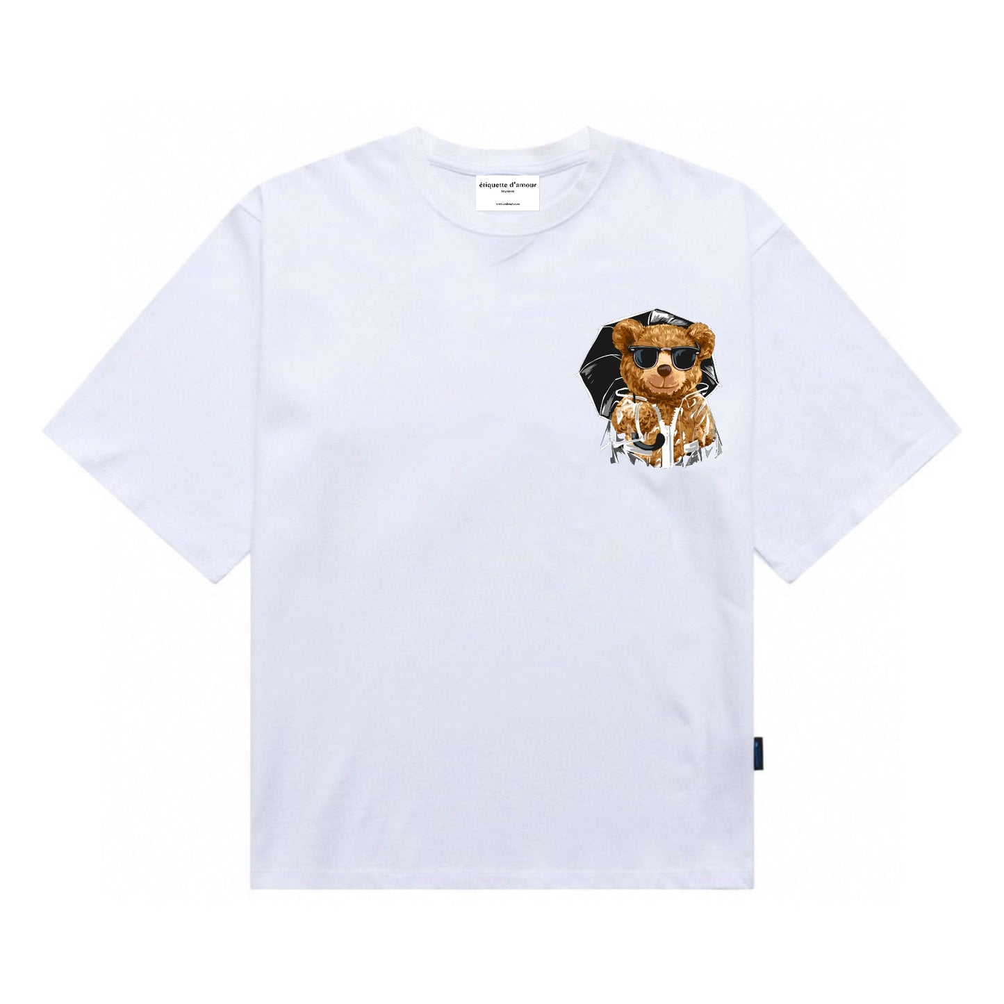 Etiquette Unisex Oversized T-Shirt - 0051 The Rain Bear