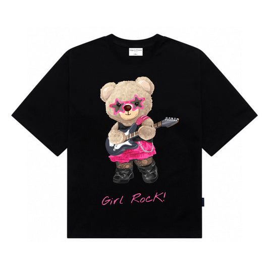 Etiquette Oversized T-Shirt - [0156] Girl Rocks Bear