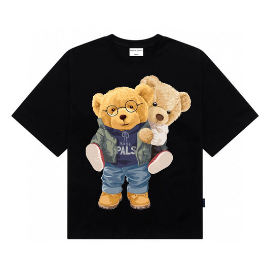 Etiquette Unisex Oversized T-Shirt - 0048 Lift You Up Bear