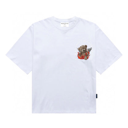 [étiquette d'amour] Angel Bear Burning Premium Oversize Tee