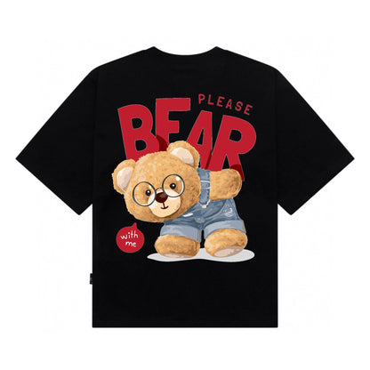 Etiquette Oversized T-Shirt - [0137]  Bear With Me