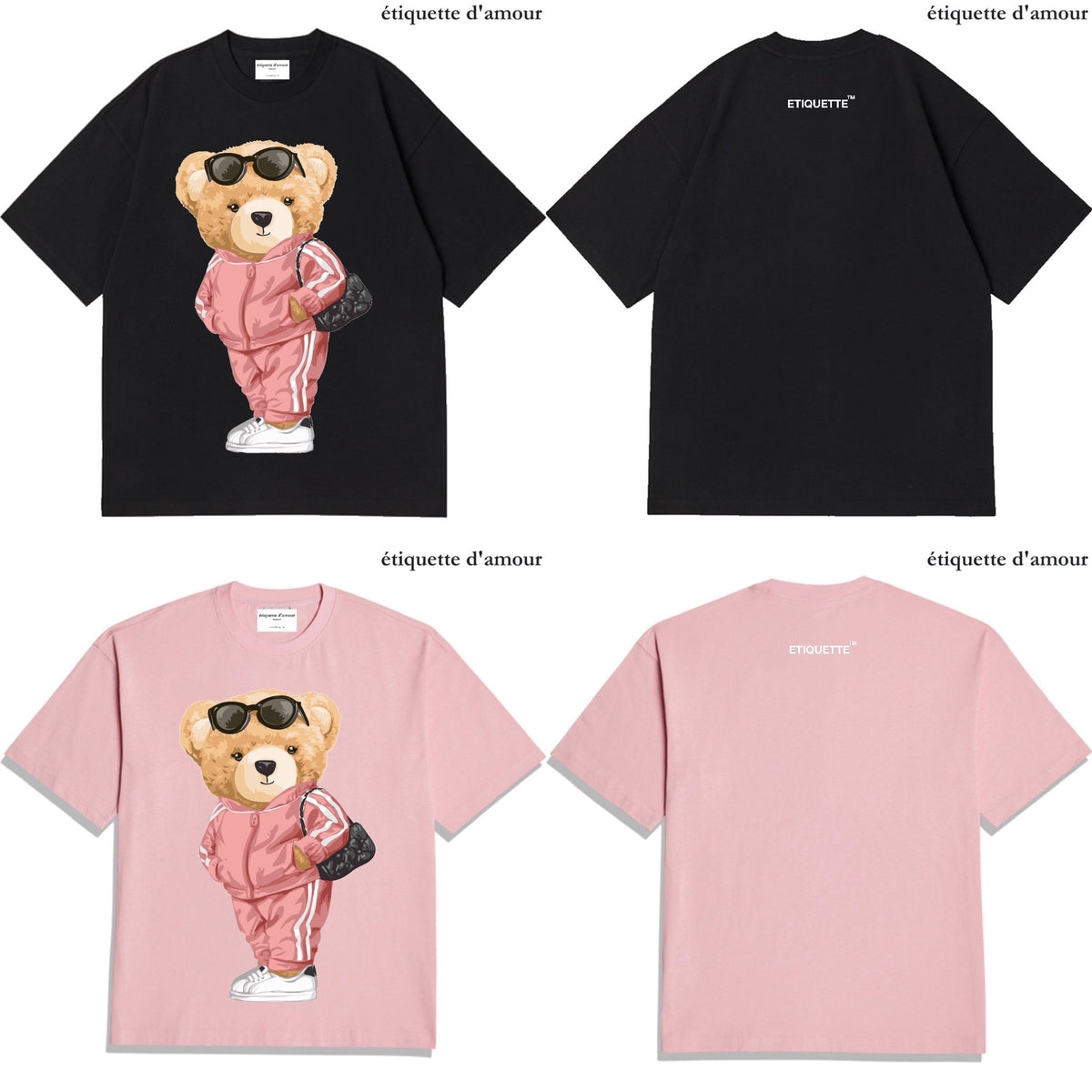 ETDM Unisex Oversized Tee | 0058 | Ms Confident Teddy Bear – étiquette ...