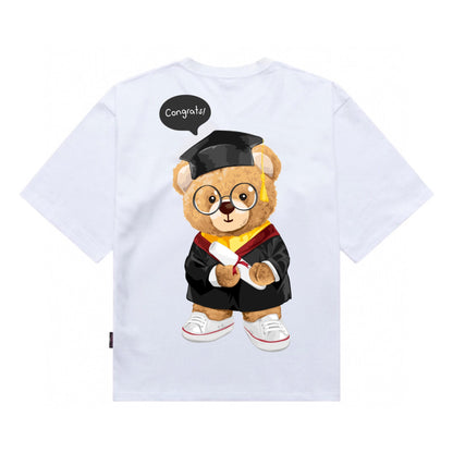 Etiquette Oversized T-Shirt - [0165] Congrats Graduate Bear