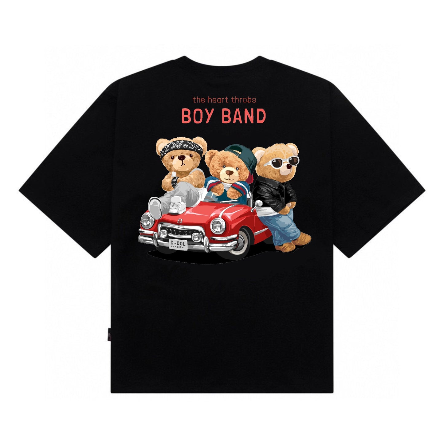 Etiquette Oversized T-Shirt - [0155] Boy Band Bears