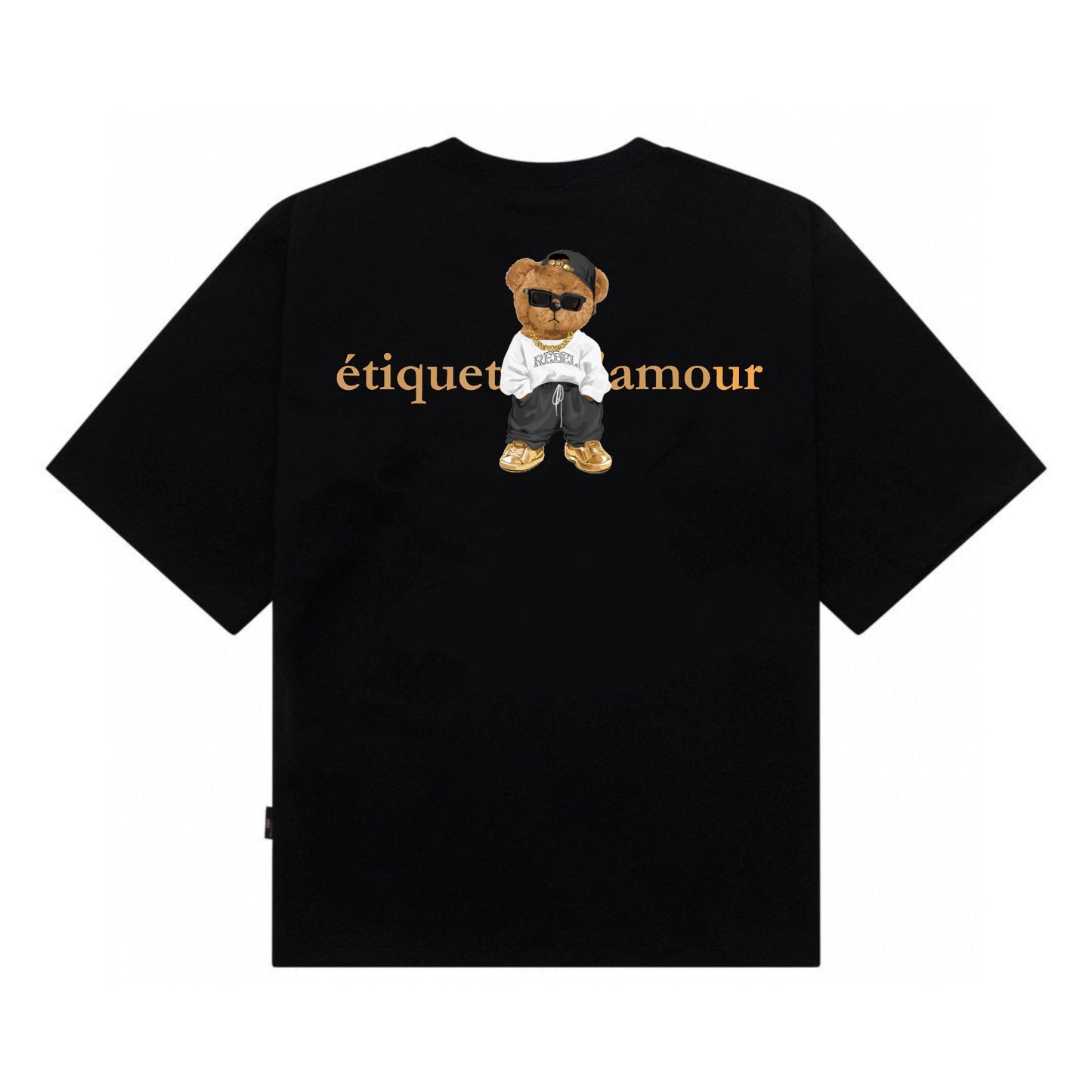 Etiquette Oversized T-Shirt - [0167] The Misfit Bear