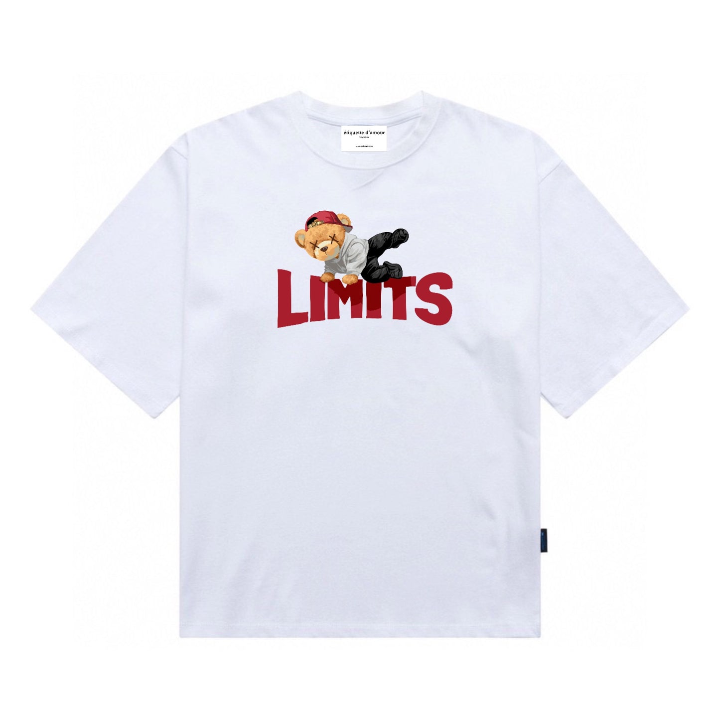 Etiquette Oversized T-Shirt - [0161] Limits Ain't Real Bear