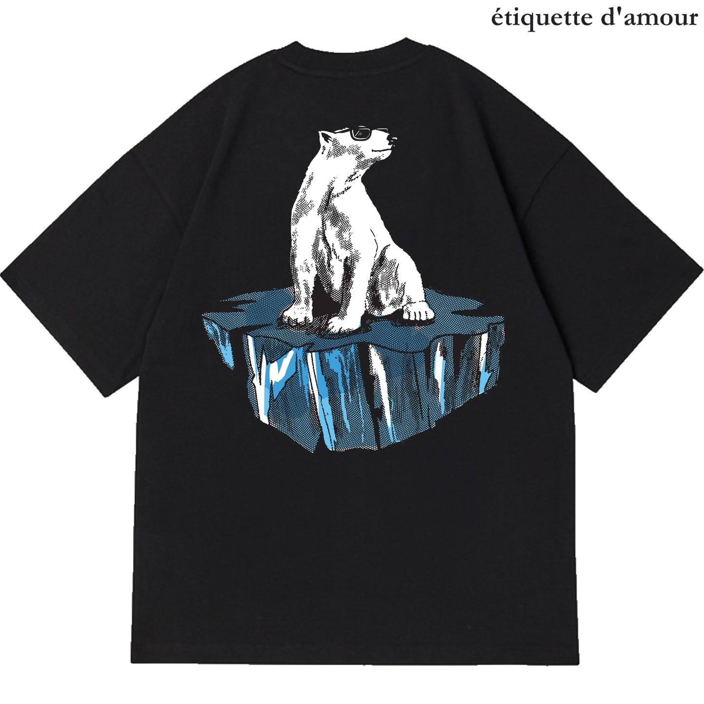 ETDM Unisex Oversized Tee | 0044 | Polar Bear Ice Berg