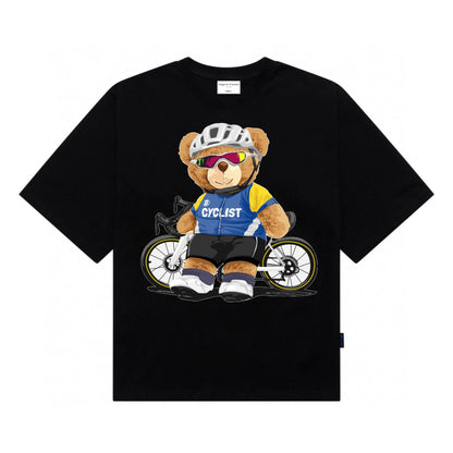 Etiquette Oversized T-Shirt - [0162] Cyclist Bear