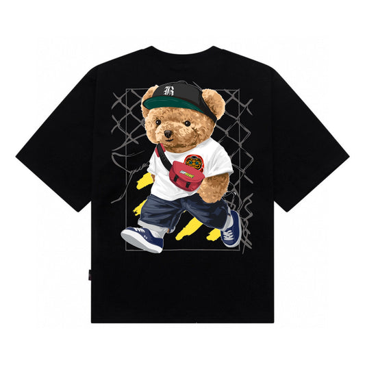 Etiquette Unisex Oversized T-Shirt - 0086 Break Free Bear