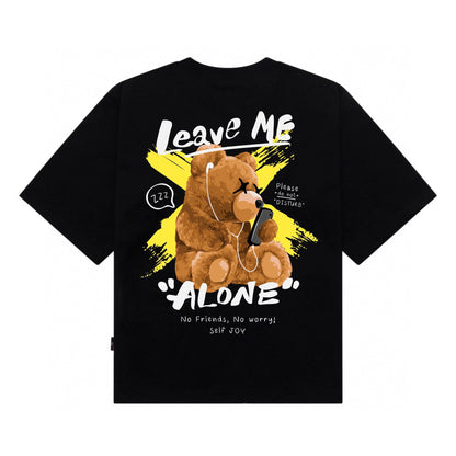 [étiquette d'amour] Leave Me Alone Premium Oversize Tee