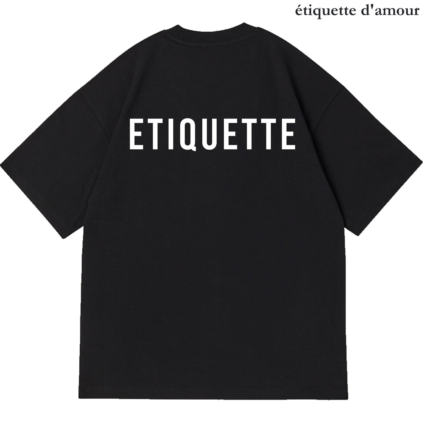 Etiquette Unisex Oversized Tee 0001 Basic Essential A