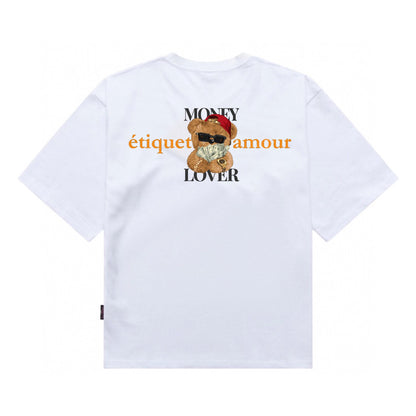 Etiquette Oversized T-Shirt - [0153] Money Lover Bear