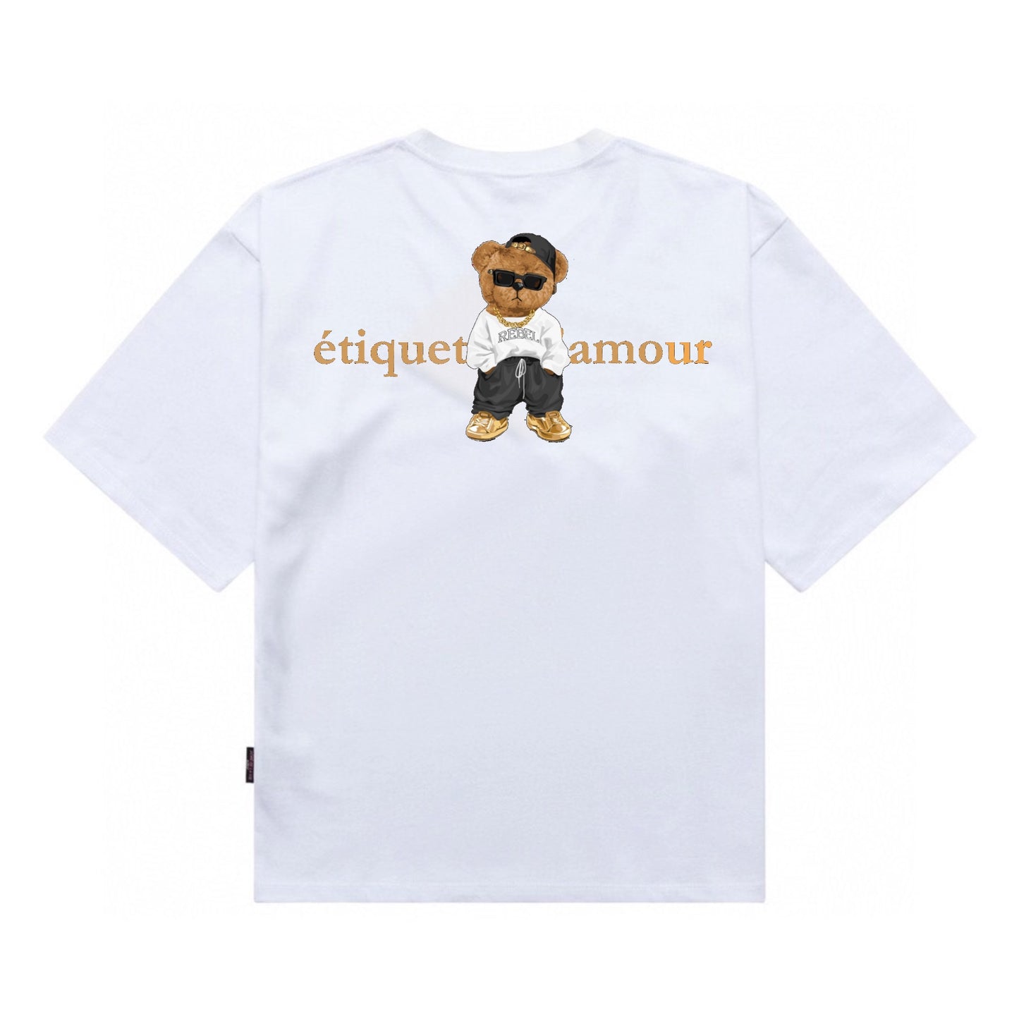 Etiquette Oversized T-Shirt - [0167] The Misfit Bear