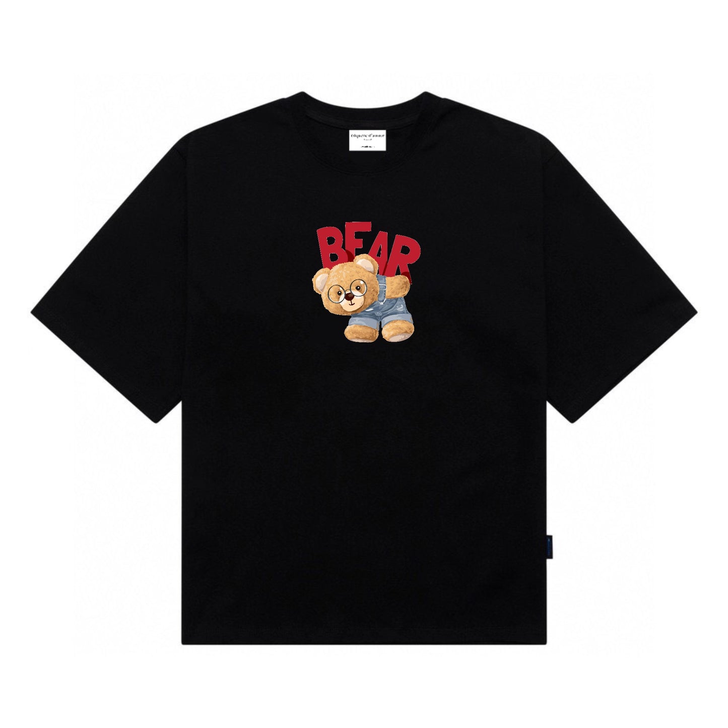 Etiquette Oversized T-Shirt - [0137]  Bear With Me