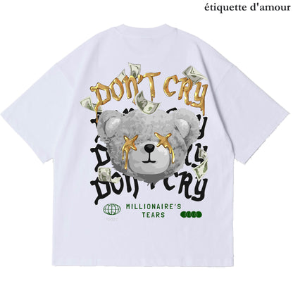 Etiquette Unisex Oversized T-Shirt - 0089 Millionaire’s Tears Bear