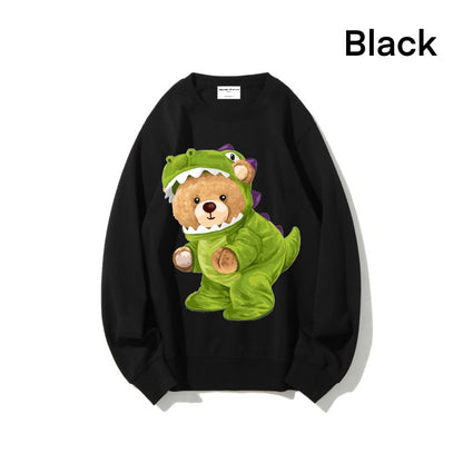 Etiquette Sweat Shirt - [0012] Dino Teddy Bear