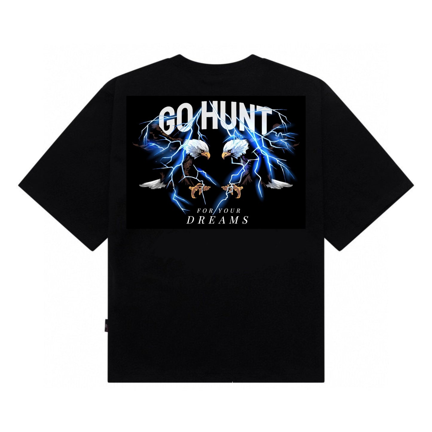 ETDM Unisex Oversized Tee | 0019 | Hunting Dreams Eagle