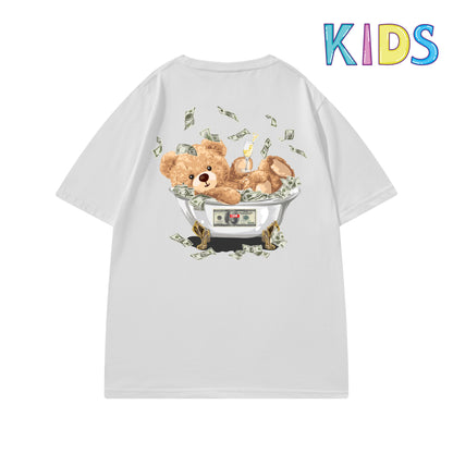 Etiquette Child T-Shirt - 0029 Bath Tub Cash Bear