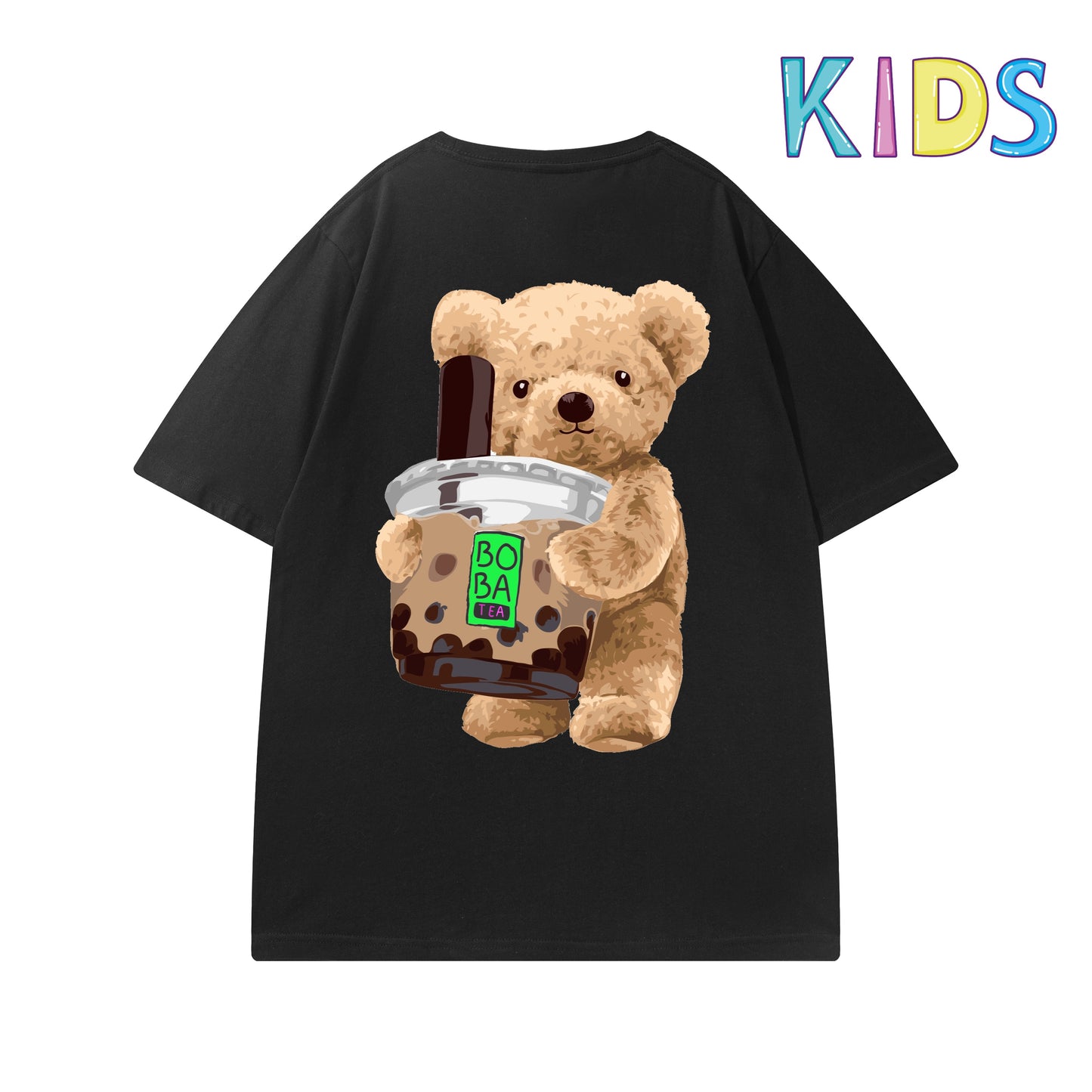 Etiquette Child T-Shirt - 0017 Boba Tea Bear