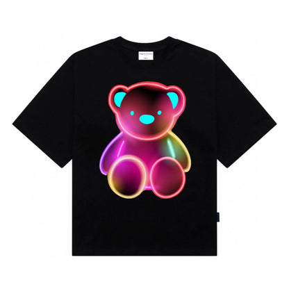 Etiquette Oversized T-Shirt - [0101] Neon Light Bear