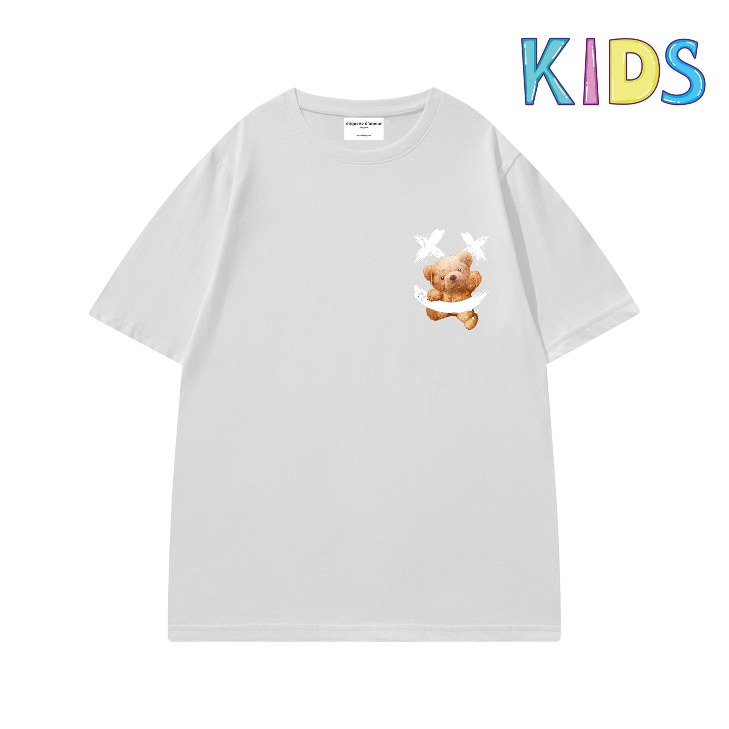 Etiquette Child T-Shirt - 0014 Smiley =) Bear