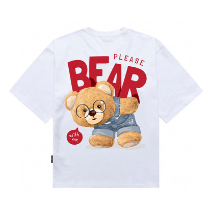 Etiquette Oversized T-Shirt - [0137]  Bear With Me