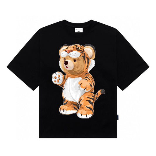 Etiquette Oversized T-Shirt - [0126] Tigerr Teddy Bear