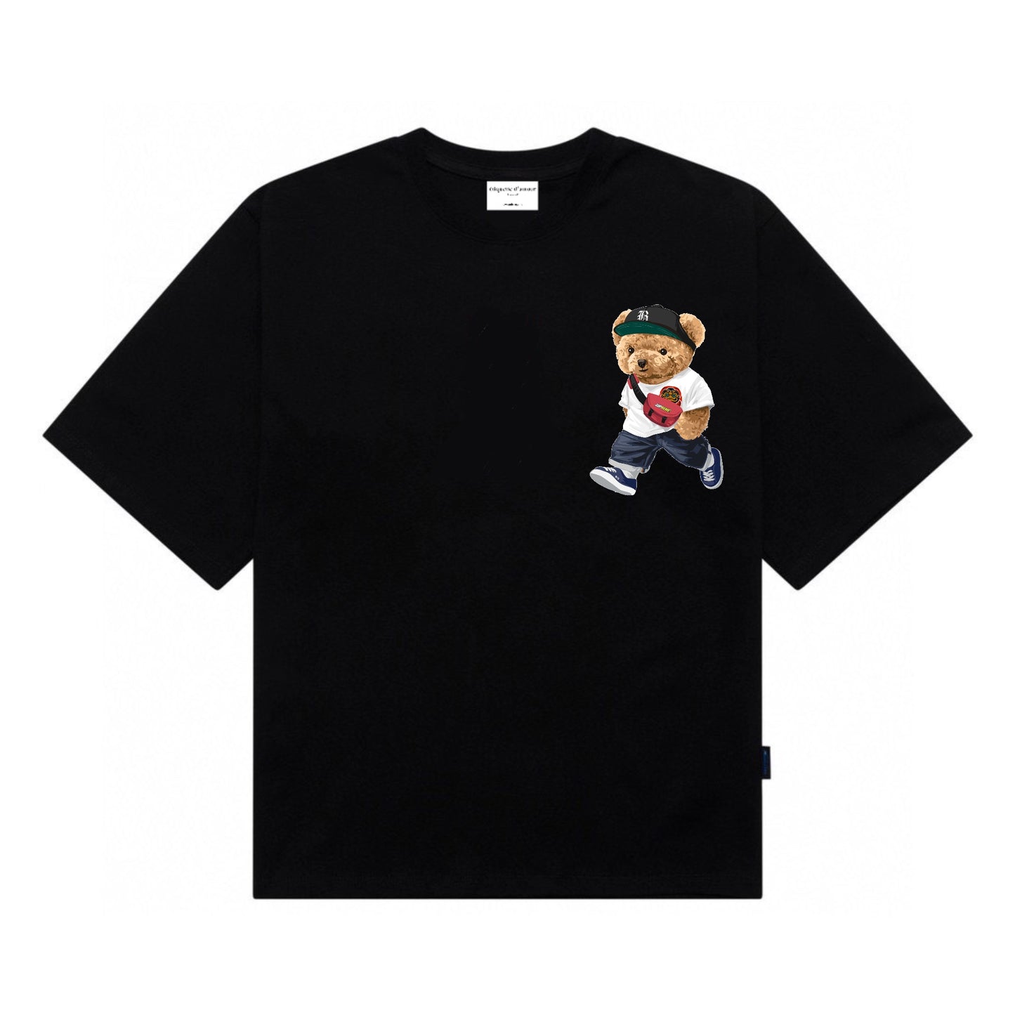 Etiquette Unisex Oversized T-Shirt - 0086 Break Free Bear