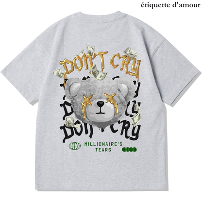 Etiquette Unisex Oversized T-Shirt - 0089 Millionaire’s Tears Bear