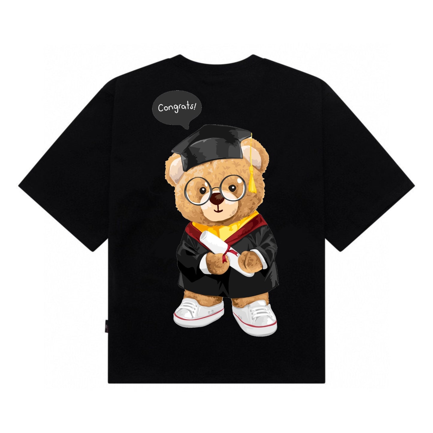 Etiquette Oversized T-Shirt - [0165] Congrats Graduate Bear