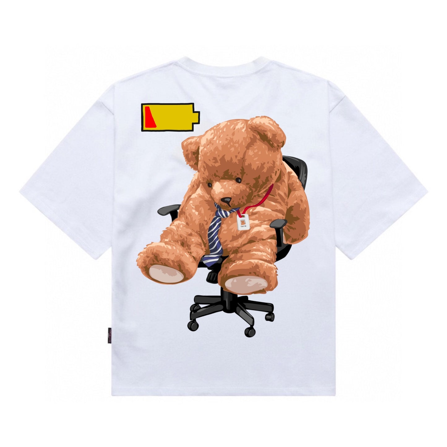 Etiquette Oversized T-Shirt - [0150] Battery Down Teddy Bear