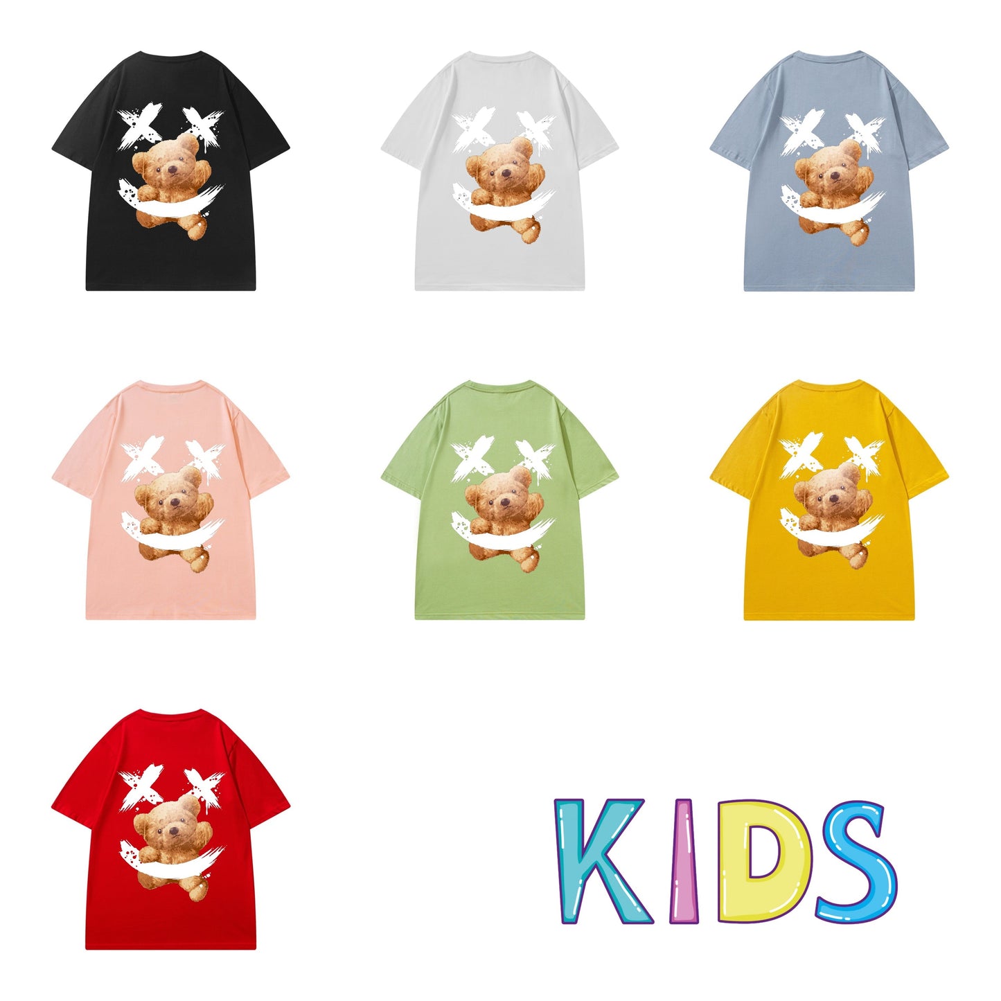 Etiquette Child T-Shirt - 0014 Smiley =) Bear